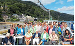 Die Landfrauen aus dem Württembergischen Allgäu genossen die Schifffahrt auf der Mosel bei herrlichem Sonnenschein.