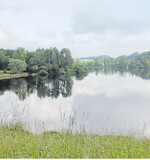 Weiher unterhalb von Mühlberg.