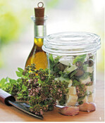 Eine ebenso leckere Kombination: Dost mit Schafskäse.