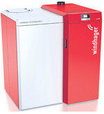 Der DuoWIN (6 bis 30 kW) kombiniert das Heizen mit Holz und Pellets.