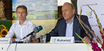 LBV-Präsident Joachim Rukwied und Dominik Modrzejewski, Refernt für pflanzliche Erzeugung im LBV.