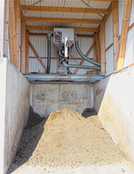 Durch die Separierung der Gärreste kann Lagerraum eingespart werden.