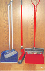 Kehrgarnituren mit Stil ermöglichen bequemes und rückenschonendes Zusammenfegen