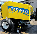 Die neue einfache Festkammerpresse BR 120 für Stroh und Heu.