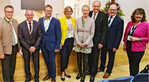Beim Auftakt in Stuttgart (v. l.): Landwirtschaftsminister Peter Hauk, stellvertretender Landesinnungsmeister Rüdiger Pyck, LBV-Vizepräsident Jürgen Maurer, LBV-Vizepräsidentin Rosi Geyer-Fäßler, Umweltministerin Thekla Walker, LBV-Präsident Joachim Rukwied, LBV-Vizepräsident Hans-Benno Wichert und Landfrauenpräsidentin Juliane Vees.