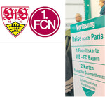 Das waren noch Zeiten, als der VFB Stuttgart in der ersten Bundesliga kickte. Doch auch in der zweiten Liga wird guter Fussball gespielt – selbst wenn die Vereinsmannschaften in Liga zwo den Glanz eines FC Bayern München nicht bieten können. Seis drum. Der BDS verlost in diesem Jahr erneut ein Bayernspiel – jetzt eben VFB Stuttgart gegen den 1. FC Nürnberg.