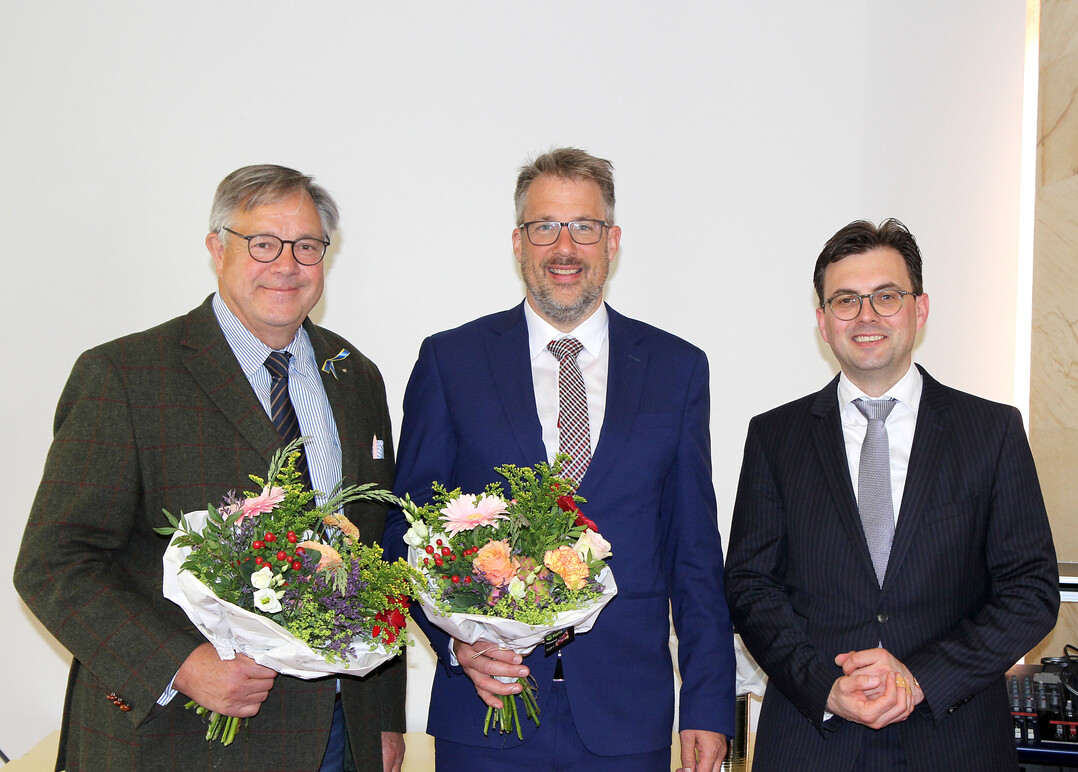 V.l.n.r.: Hans-Peter Goldnick, Henner Schnecke und Wolfgang Schleicher.