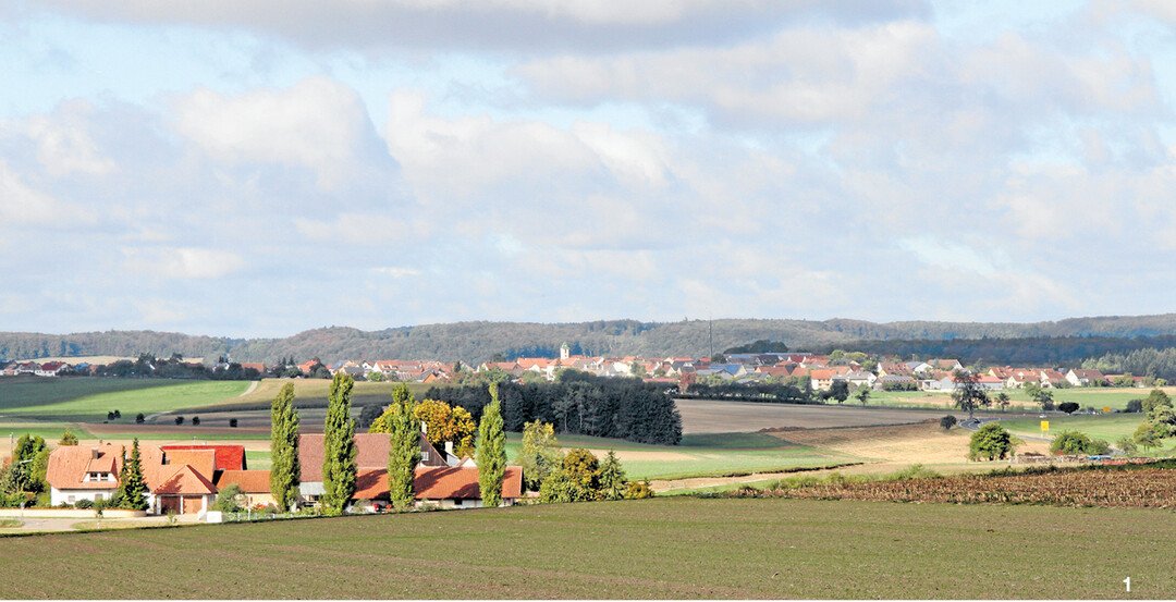Die Landschaft, die genau der Definition des Ländlichen Raums entspricht.