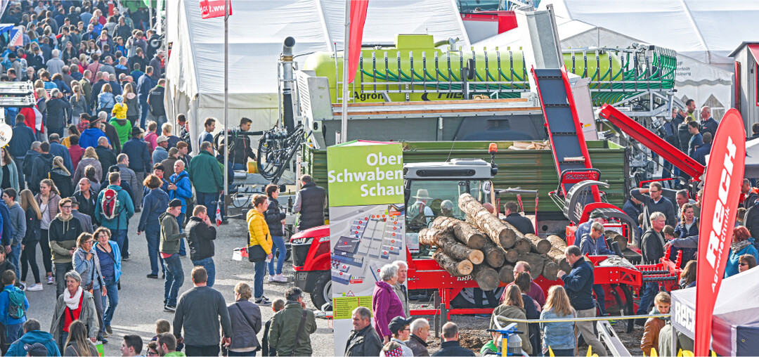 Der landwirtschaftliche Teil der Oberschwabenschau öffnet in diesem Jahr erst ein paar Tage später mit der Agraria.