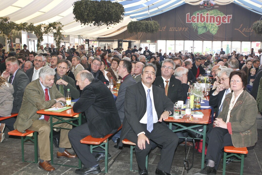Volles Haus bei der Bauernkundgebung in Ravensburg am vergangenen Sonntag.