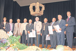 Anlässlich der Erntedankfeier erhielten einige Mitglieder des Bauernverbandes Heilbronn-Ludwigsburg den Goldenen Meisterbrief.