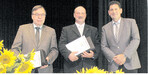 Mit der Ehrennadel des Landesbauernverband zeichnete Eberhard Zucker (r.) Helmut Gahse (l.) und Jürgen Thalmann aus.