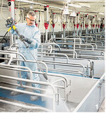 Kompromisslose Hygiene ist unabdingbare Voraussetzung, um die empfindlichen Tiere effektiv vor Krankheiten zu schützen.