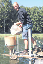 Max Riegger ist Fischwirt-Azubi. Später will er auch den Meister machen.