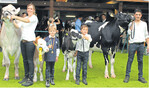 Die stolzen Sieger der vier Vorführklassen (v. l.): Veronika Hecht, Lorenz Fuchs, Lenny Maier, Andreas Maier.