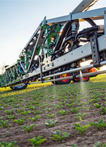 Die neue Spritztechnik ermöglicht Herbizideinsparungen bis zu 70 Prozent.