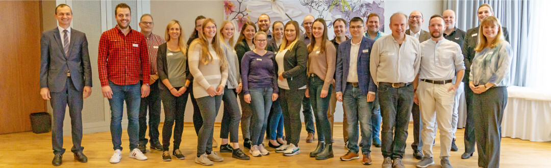 Die neuen Trainees der Buchstelle trafen sich zu einem Kennenlerntag in Stuttgart-Degerloch.