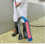 Gewinner der Goldmedaille: Trogsauger Speedy von Meier-Brakenberg kann an jeden Hochdruckreiniger angeschlossen werden.