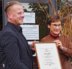 Staatssekretärin Sabine Kurtz zeichnete Alexander Ego ...