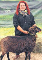 Die Siegerin Kerstin Wiedenmann ist Auszubildende zur Schäferin.