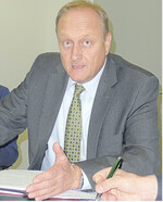 DBV-Präsident Joachim Rukwied stellte vor Pressevertretern auf der Agritechnica die Bereitschaft der Landwirte heraus, ihre Betriebe weiter zu entwickeln.