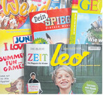„Spiegel", „Geo" und „Zeit" gibt es auch als Variante für den Nachwuchs. Kinder, die keine Ausdauer für ein ganzes Buch haben, greifen lieber zur kurzweiligen Zeitschrift.