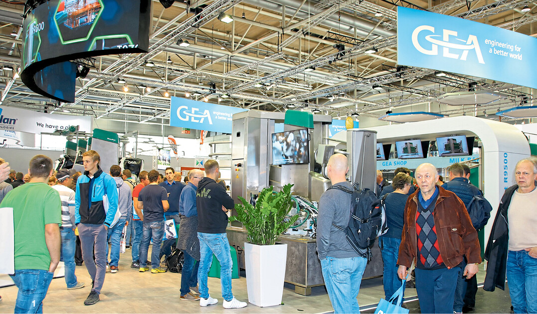 Die Stimmung unter den Milchviehhaltern scheint gut zu sein. Auf der Messe konnten sich die Melktechnikhersteller über volle Messestände freuen. Automation und Digitalisierung sind gefragter denn je.