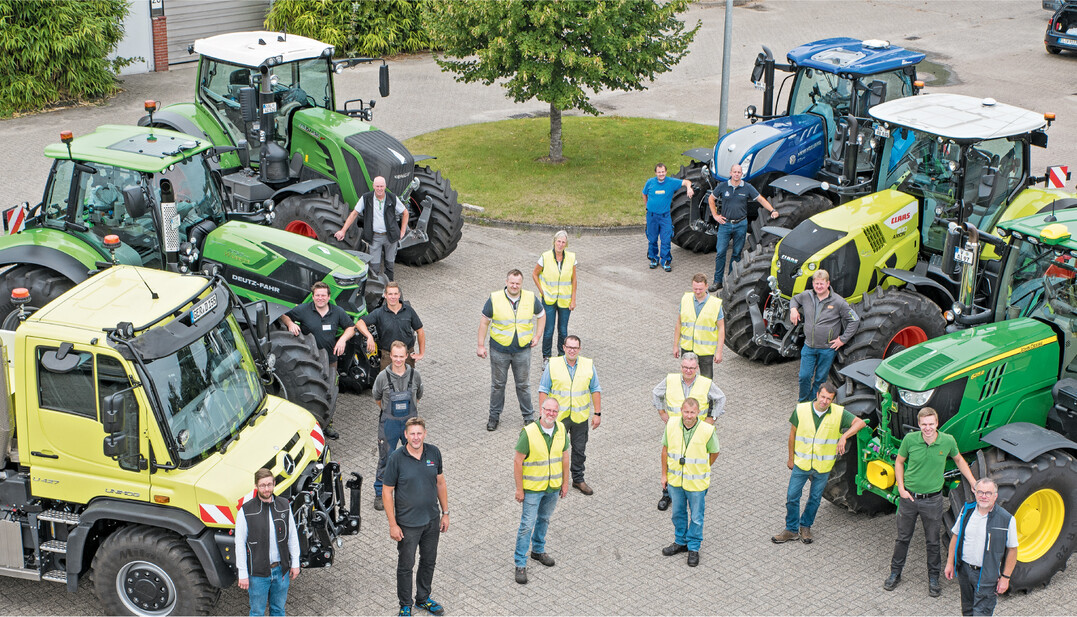 Beim aktuellen Schleppervergleich mussten fnf Standardtraktoren und ein Unimog.