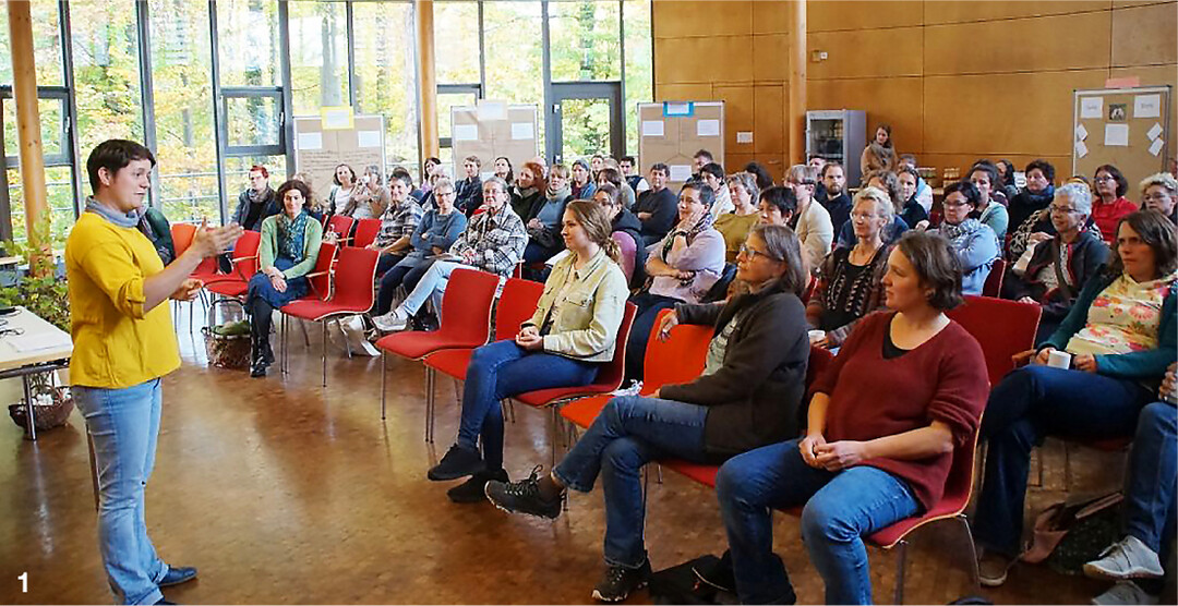 70 Teilnehmende informierten sich über bauernhofpädagogische Themen.