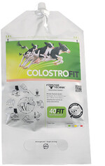 Der Einweg-Alubeutel bietet maximale Hygiene und einfache Handhabung. Versehen mit einem Nuckel kann das Kolostrum direkt aus dem Beutel getränkt werden.