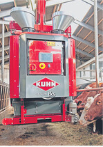 Kuhn hat auf der EuroTier den Einstieg in die Entwicklung automatischer Fütterungssysteme verkündet. Den Grundstein legt eine Partnerschaft mit der norwegischen Firma TKS.