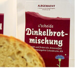 Brotmischung aus regionalen Rohstoffen von der Lichtensteinmühle in Honau im Kreis Reutlingen.