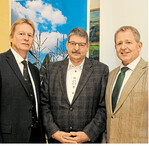 In ihren Ämtern bestätigt: Wilhelm König (l.), Vorsitzender des Bezirksvereins Horb, und sein Stellvertreter Wilhelm Dengler (Mitte). Rechts im Bild der Geschäftsführer der Bezirksdirektion Stuttgart, Hans-Ulrich Eppler.