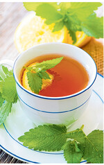 Entspannen mit einer Tasse feinem Tee.