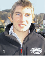 „Bei uns hat jeder seine Aufgaben und jeder kann alles", sagt Marcel Renz, der den Milchhof mit seinem Vater und einem Mitarbeiter führt.