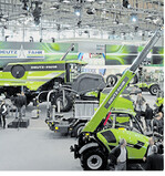 Deutz-Fahr präsentierte Neuheiten bei Teleskopladern und Mähdreschern.