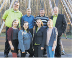 Der neue Vorstand der Landjugend Württemberg-Baden (von hinten links nach vorne rechts): Timm Bühler, Peter Treiber, Hans-Martin Ruhland, Alexander Gauß, Melanie Läpple, Ina Zwicker, Nicole Rutsch und Anna Hollenbach. Auf dem Foto fehlt Michael Kampmann.