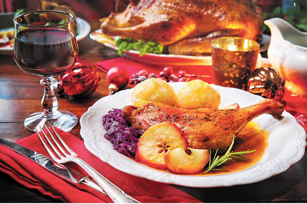 Ente lässt sich mit Obst, Semmeln oder Hackfleisch füllen.