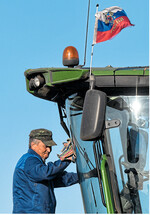 Mehr Arbeit für Mähdrescherfahrer in Russland: Die Getreideerzeugung im größten Staat der Erde soll weiter wachsen.