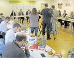 Die LBV-Pressekonferenz zu den Unternehmensergebnissen stößt bei den Medien auf starke Resonanz.