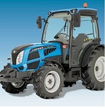 Traditionell stark ist Landini bei Spezialtraktoren, hier der neue Rex 4F.