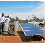 Mit dem Strom von der Sonne wird zunächst Eis produziert.