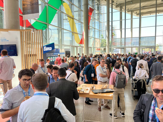Groer Andrang: Rund 2.300 Teilnehmer aus ber 70 Lndern haben die Europische Geflgelkonferenz in Valencia besucht.
