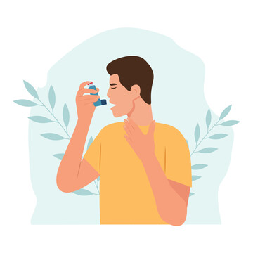 Asthma kann besonders im Sommer schlimmer sein.