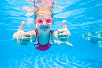 Schwimmen will gelernt sein.