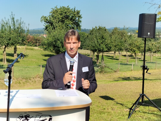 Dr. Egon Treyer, Geschftsfhrer der Marktgemeinschaft Bodenseeobst