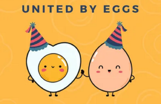 Das Motto des Welteiertags 2024 lautet United by Eggs  Eier verbinden.