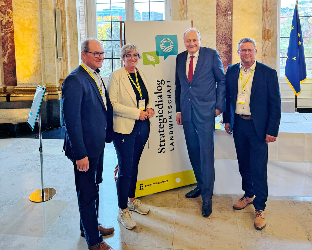 Das LBV-Prsidium bei der Abschlussveranstaltung des Strategiedialogs Landwirtschaft.