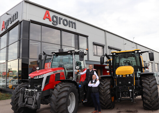 Die Geschftsfhrer der Agrom GmbH Ludwig Disch (links) und Holger Strobel. 