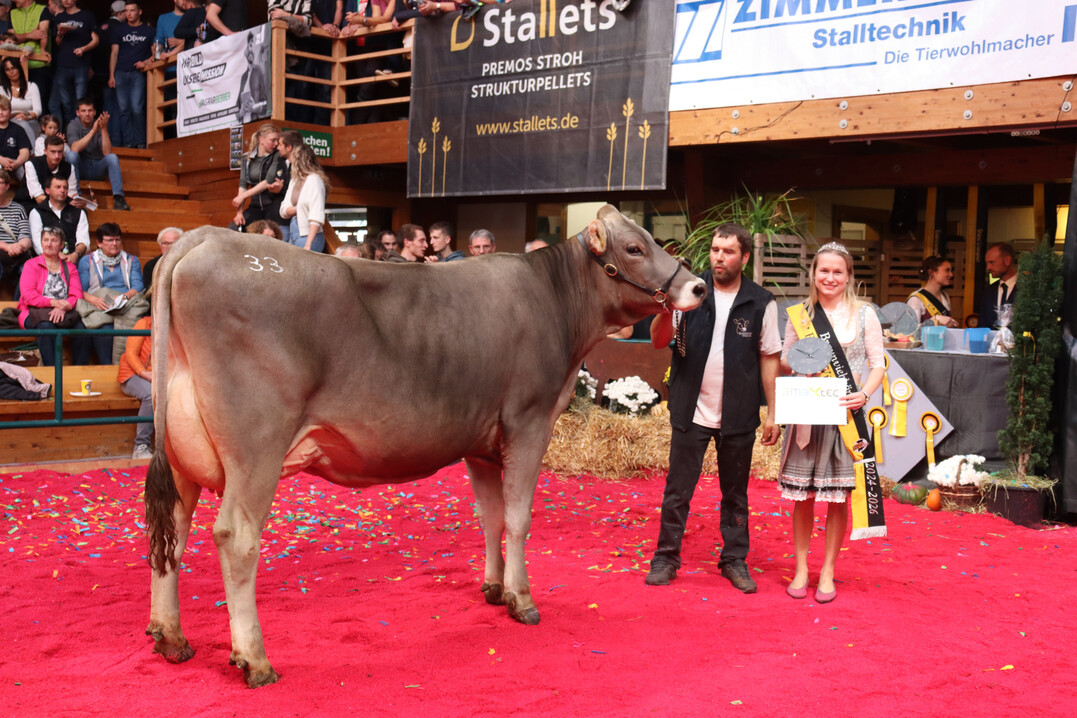 Der Genetikpreis ging an Andreas Denzel, Eberhardzell, fr die Sevilla-Tochter Pamela.